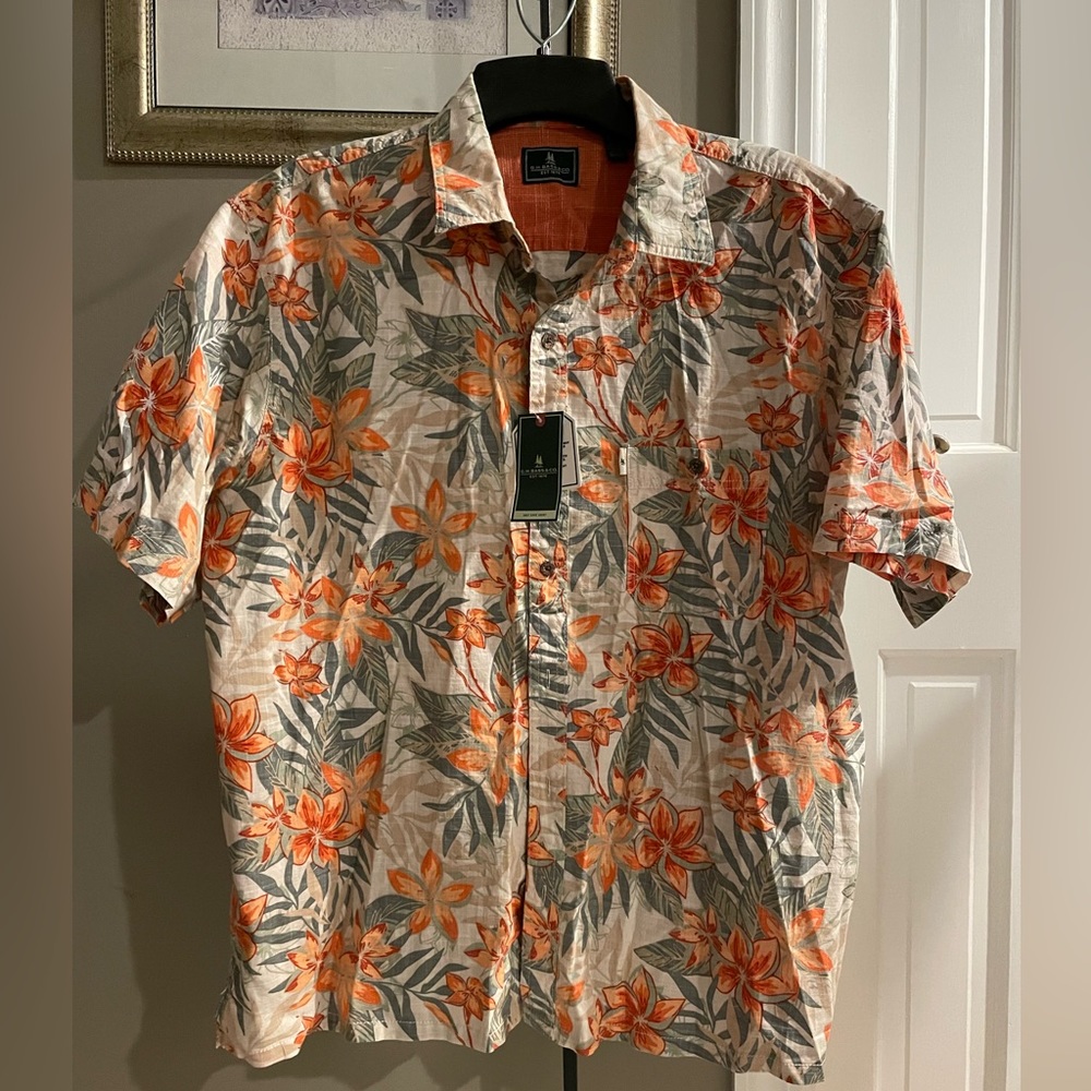 GH BASS and Co. Button down shirt sleeve shirt men’s XL